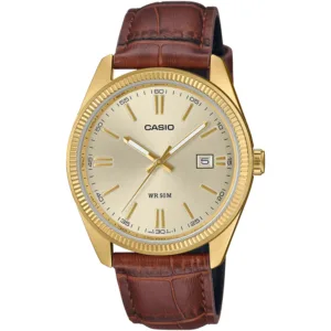 Zegarek Casio MTP-1302PGL-9AVEF Classic Zegarek męski złoty klasyczny prosty na pasku