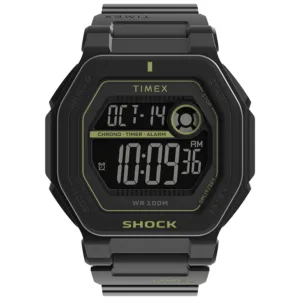 Timex TW2V59800 Command Shock Czarny Cyfrowy sportowy zegarek wodoszczelny