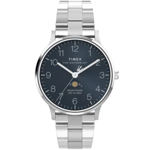 Timex TW2W75700 Waterbury Classic Moon Phase Zegarek męski