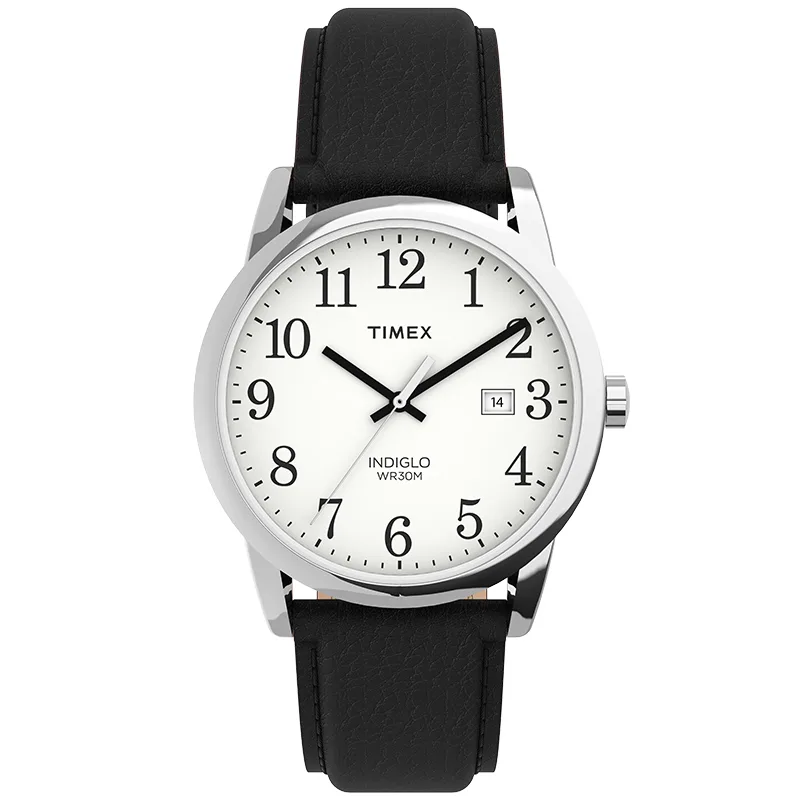 Timex TW2P75600 Easy Reader Zegarek męski klasyczny czarny