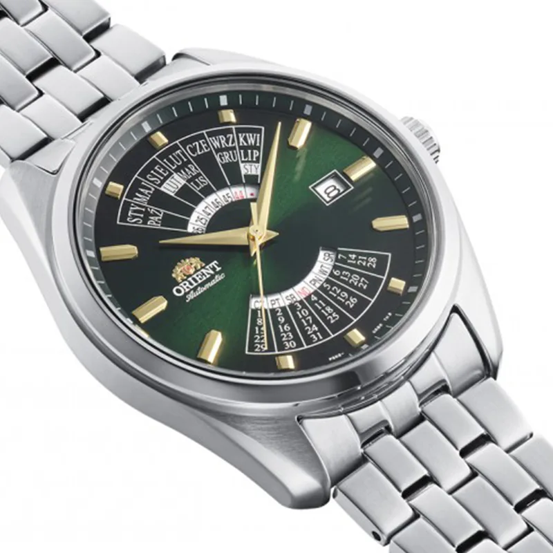 Orient RA-BA0008E3YB Contemporary Multi Year Calendar Polski Kalendarz