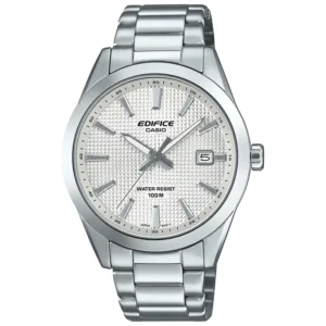 Zegarek Casio EDIFICE EFV-160D-7AVEF CLASSIC Zegarek męski klasyczny na bransolecie biały