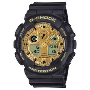 Zegarek Casio G-SHOCK GA-100GGB-1A9ER ORIGINAL Zegarek męski sportowy wodoszczelny 20ATM