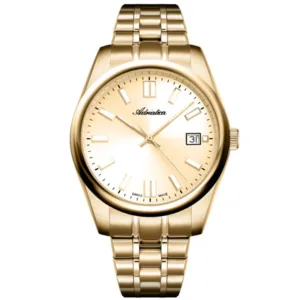 Adriatica A1298.1111Q Zegarek męski klasyczny złoty na bransolecie