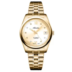 Adriatica A3198.1181DA Zegarek damski automatyczny szwajcarski złoty na bransolecie