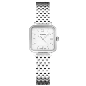 Adriatica A3839.5163Q Zegarek damski szwajcarski kwadratowy na bransolecie