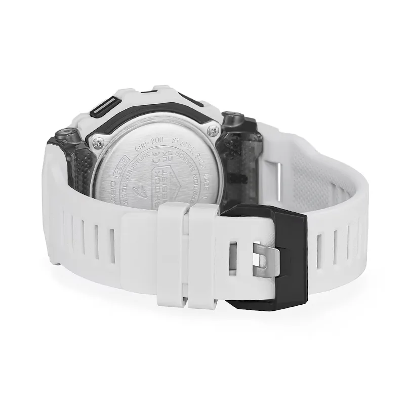 Zegarek Casio G-SHOCK GBD-200-7ER G-SQUAD Cyfrowy BIAŁY krokomierz bluetooth zegarek męski wodoszczelny 20 atm