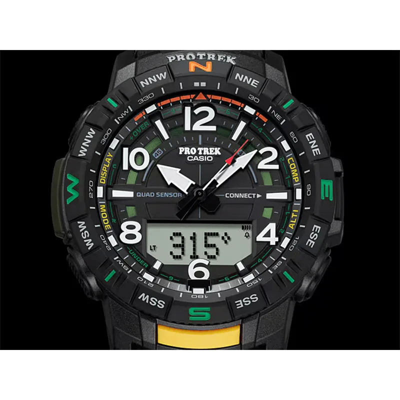 Zegarek Casio PRO TREK PRT-B50-1ER Premium Zegarek męski sportowy