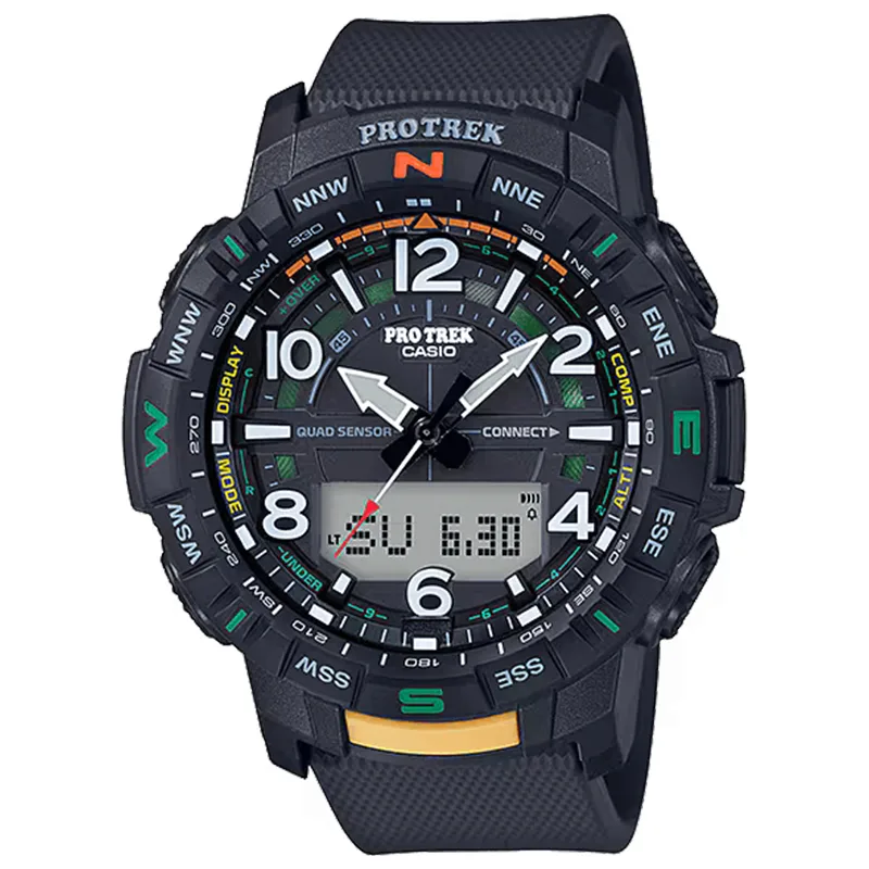 Zegarek Casio PRO TREK PRT-B50-1ER Premium Zegarek męski sportowy