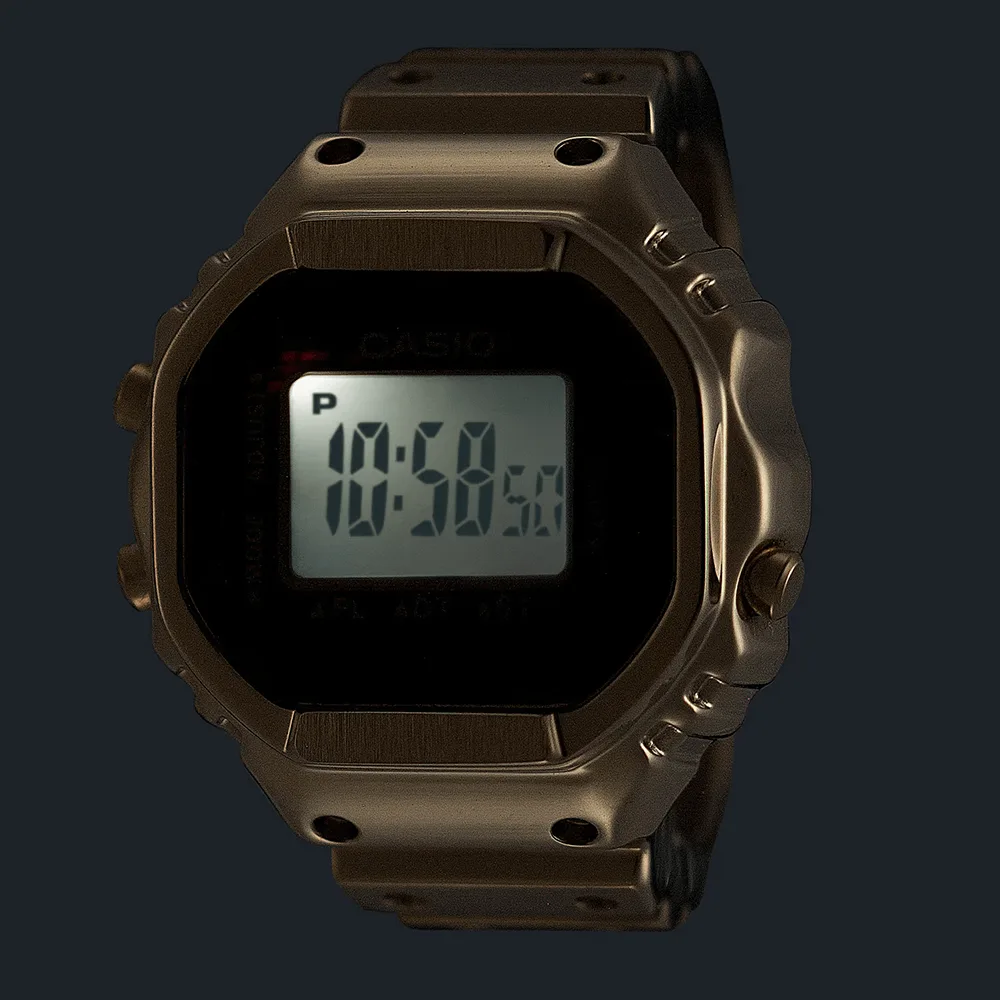 Zegarek Casio CRW-001G-9ER RING WATCH PIERŚCIONEK ZŁOTY na palec cyfrowy
