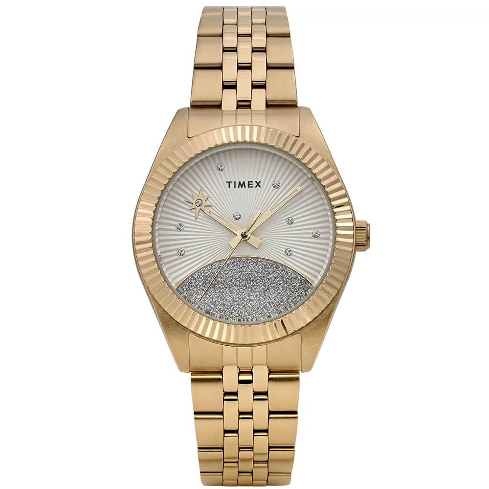 Timex TW2Y20300 Legacy Celestial Zegarek damski złoty na bransolecie