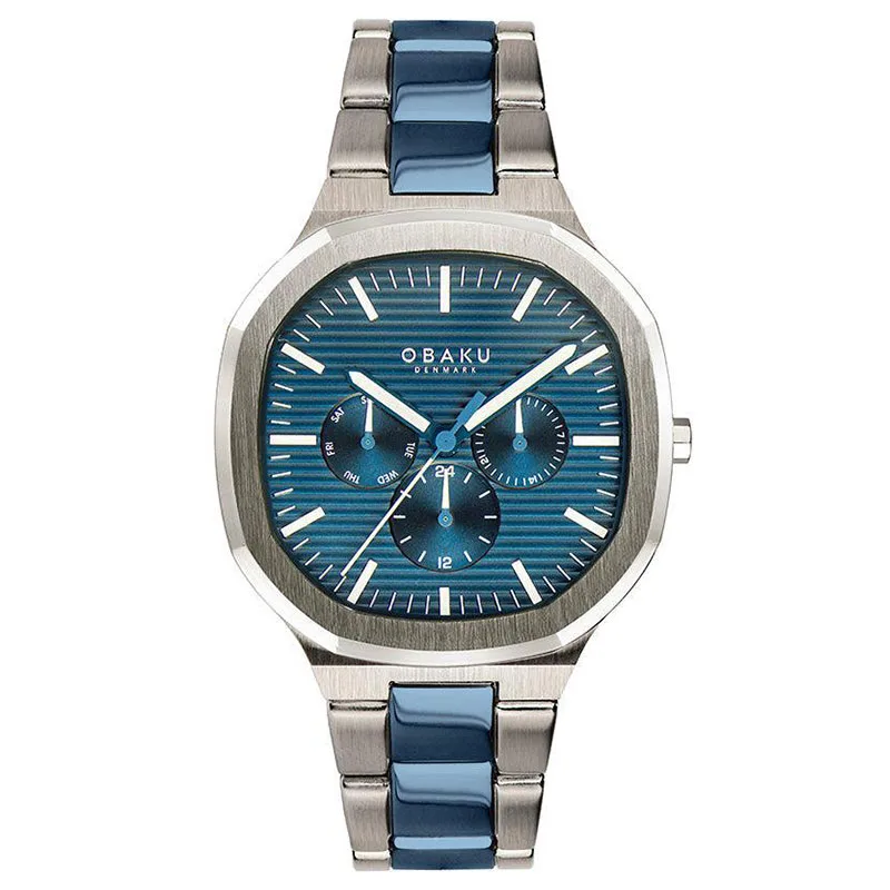 Zegarek męski Obaku Denmark V275GMCLSK BLUESTEEL