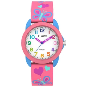 Timex TW2Y59700 Kids Motyle Różowy