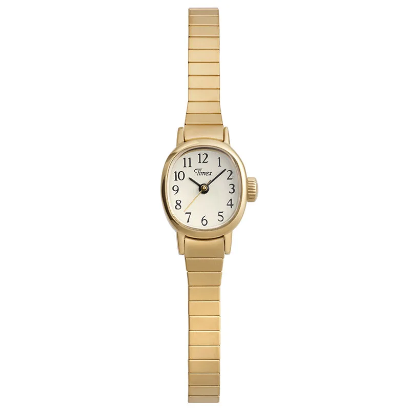 Timex TW2Y47400 Cavatina Mini złoty na rozciąganej bransolecie