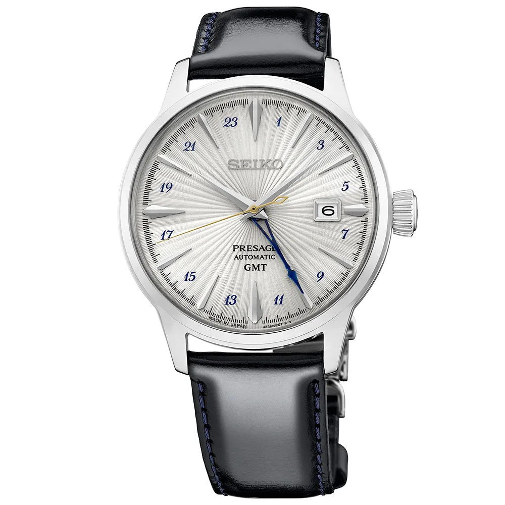 Seiko SSK049J1 Presage Cocktail Time GMT Zegarek męski