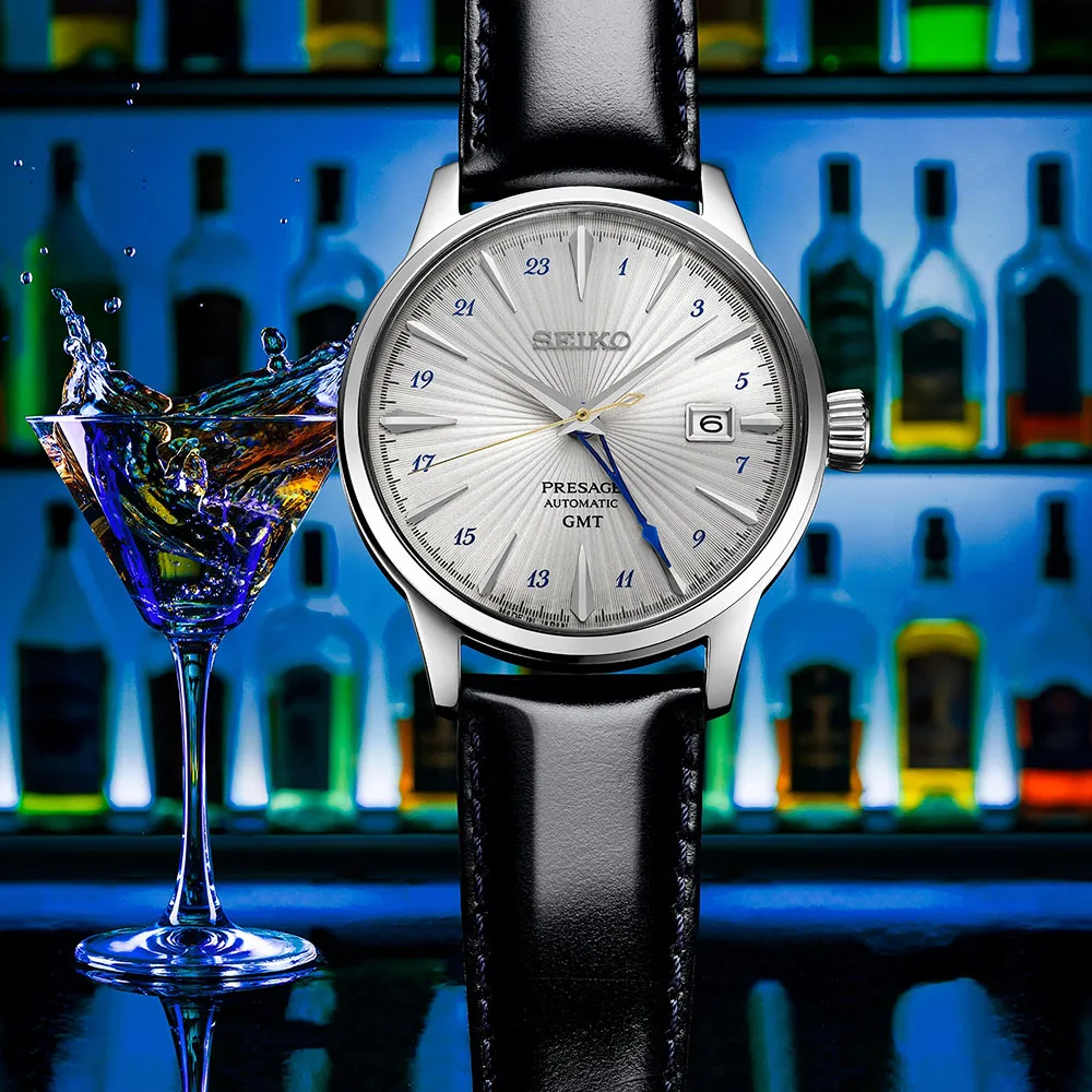 Seiko SSK049J1 Presage Cocktail Time GMT Zegarek męski