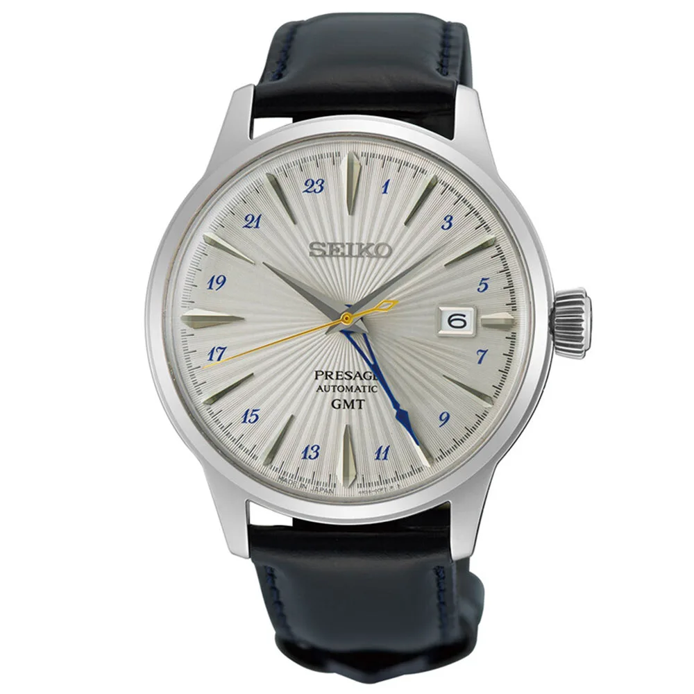 Seiko SSK049J1 Presage Cocktail Time GMT Zegarek męski
