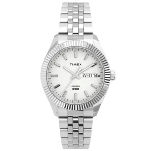Timex TW2U78700 Legacy Waterbury Zegarek damski srebrny na bransolecie