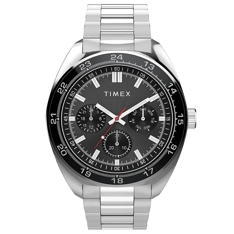 Timex TW2Y22600 Weston 45mm Stainless Steel Zegarek męski mulit data