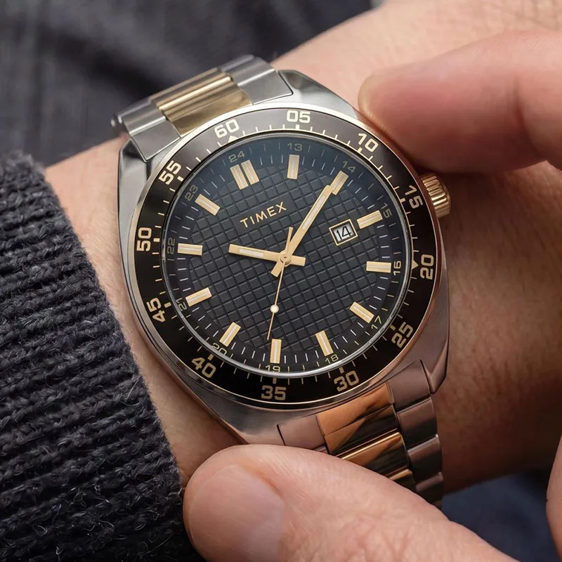 Timex TW2Y89100 Weston 45mm Stainless Steel Zegarek męski