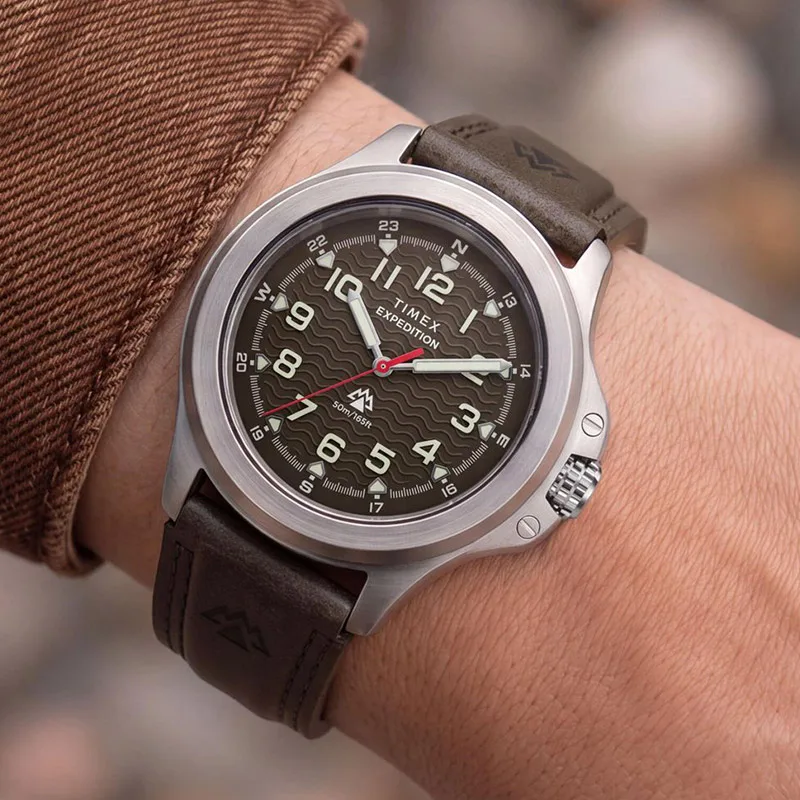 Timex TW4B35500 Expedition Field Zegarek męski brązowy