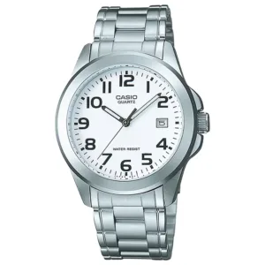 Zegarek Casio MTP-1259PD-7BEG Classic Zegarek męski biały czytelny Zegarek Casio MTP-1259PD-7BEG Classic Zegarek męski biały czytelny